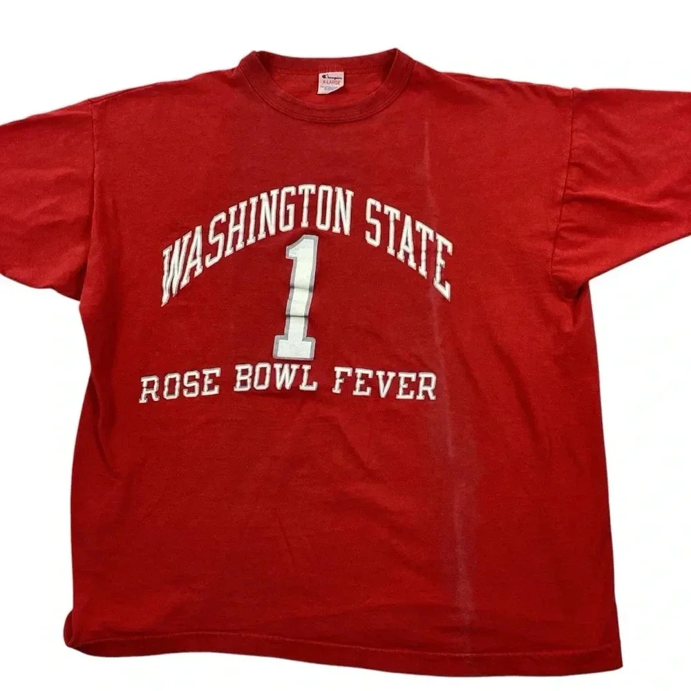 Vintage Washington State Cougars 80s Rose Bowl tshirt